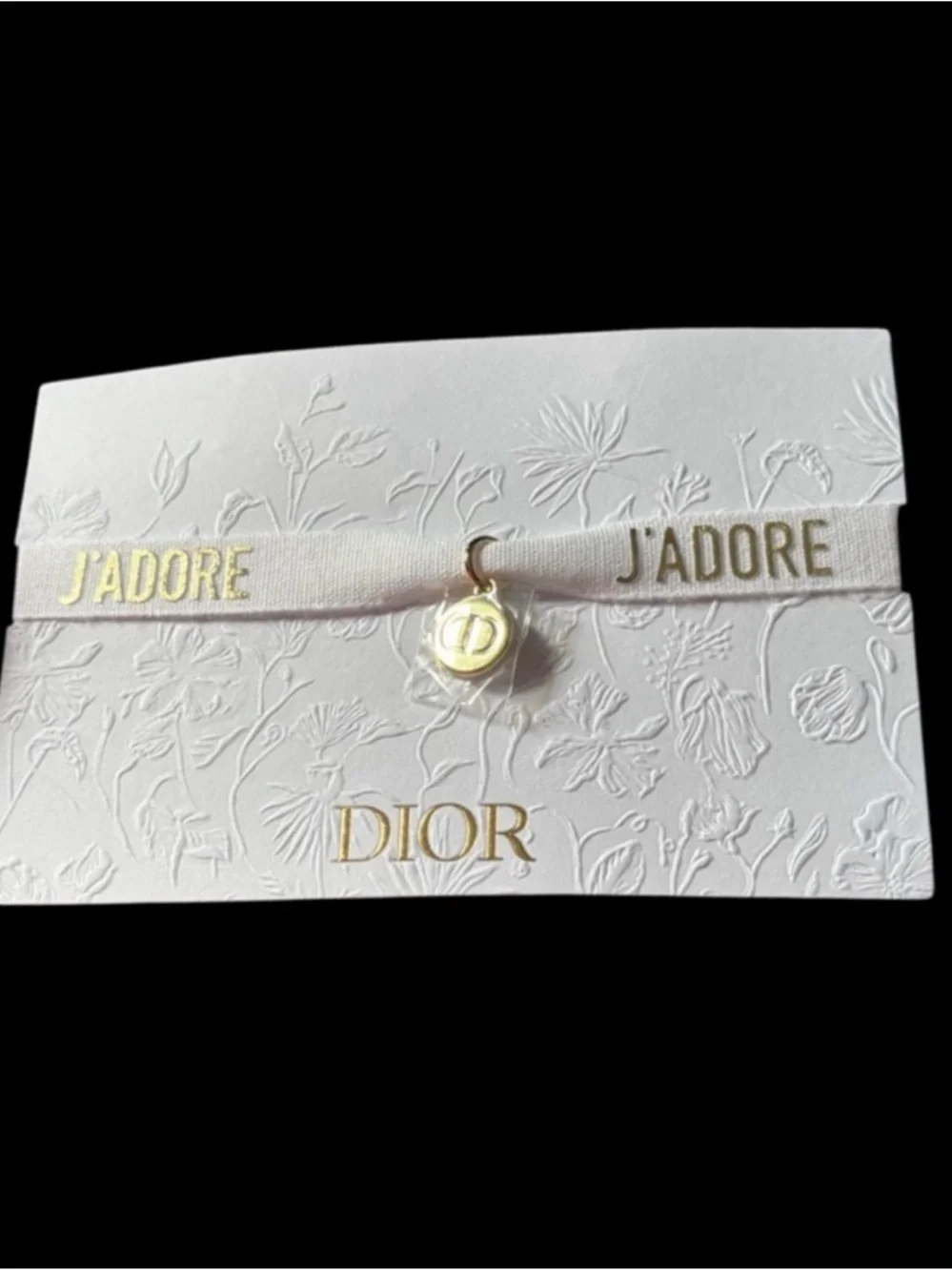 Dior Gold Round CD Logo Charm Pendant - Picture 3 of 7